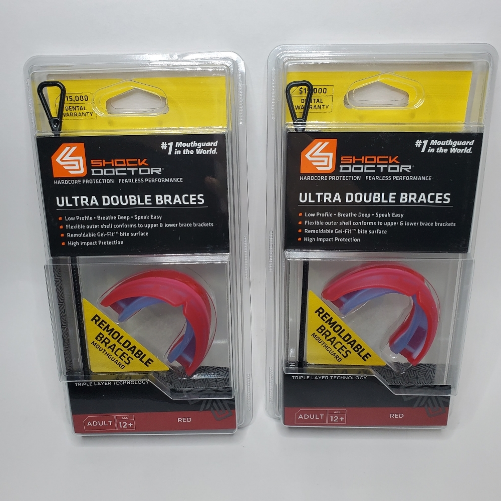 Shock Doctor Ultra Braces Mouthguard X2